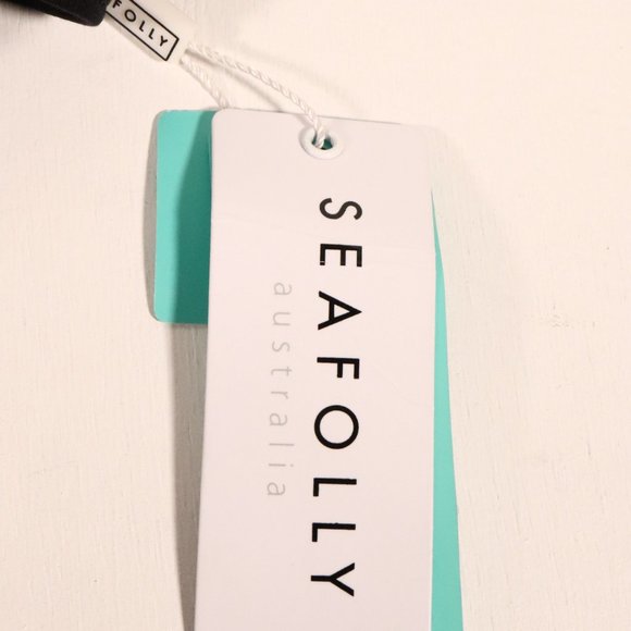 NWT Seafolly Pop Block Wrap Front Booster Swim Top - Picture 11 of 13